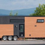 Built by Quebec-based Minimaliste for clients in California, the solar powered Eucalyptus features a beautiful U-shaped kitchen with full-size appliances.